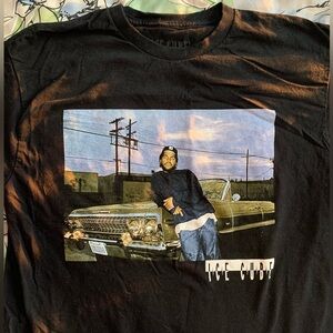 Black Graphic Tee with Iconic Design